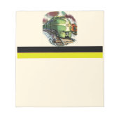 Vintager Zug Notizblock (Vorderseite)