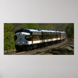 Vintager Zug Poster