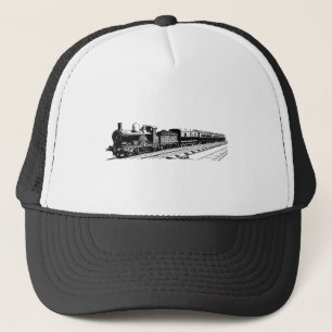 Vintager Zug - Schwarz Truckerkappe