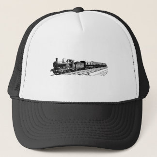 Vintager Zug - Schwarz Truckerkappe