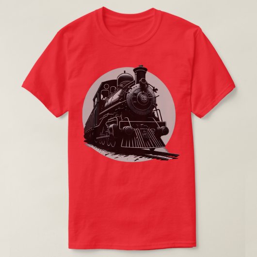 Vintager Zug T-Shirt (Design vorne)