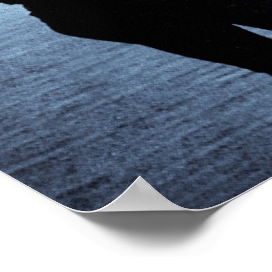 Vintager Zug und Crew Poster (Ecke)