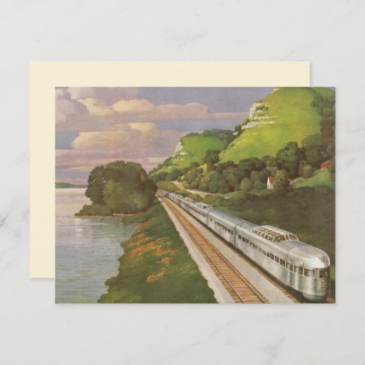 Vintager Zugurlaub, Lokomotive im Land (Vorne/Hinten)