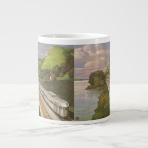 Vintager Zugurlaub, Lokomotive im Land Jumbo-Tasse