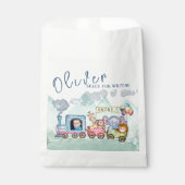 Vintager Zugverkehr Geburtstagswasser Foto Geschenktütchen (Vorderseite)