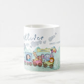 Vintager Zugverkehr Geburtstagswasser Foto Kaffeetasse (Mittel)