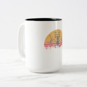 Vintager Zweifarbige Tasse (Vorderseite Links)