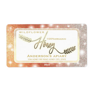 Vintager Zweig aus Sekt aus Goldkalligraphie