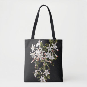 Vintager Zweig der weißen Azaleen im Blühen Tasche