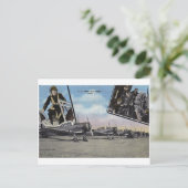 Vintager Zweiter Weltkrieg - Post-Aviation Postkarte (Stehend Vorderseite)