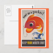 Vintager Zweiter Weltkrieg Postkarte (Vorne/Hinten)