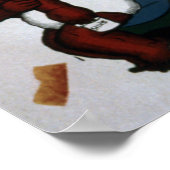 Vintager Zweiter Weltkrieg Sonnenschutz vermeiden Poster (Ecke)