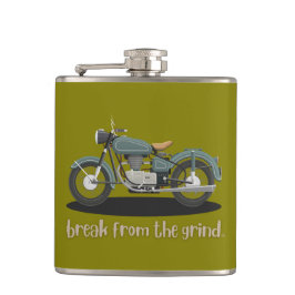 Vintager Zyklus Flachmann