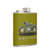 Vintager Zyklus Flachmann (Rechts)