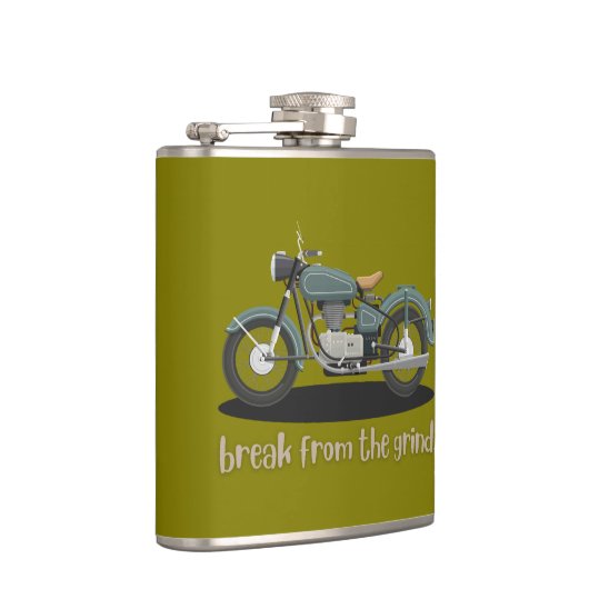 Vintager Zyklus Flachmann (Rechts)