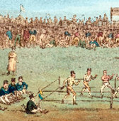 Vintages 1800er Bare Knuckle Boxing Poster