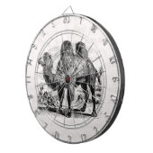 Vintages 1800s Kamel - ägyptische Kamel-Schablone Dartscheibe (Vorderseite rechts)