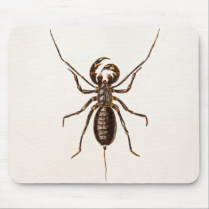 Vintages 1800s Schwarz-roter Mousepad