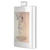 Vintages 1900s Tango-Tanzen Flachmann (Links)