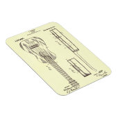 Vintages 1911 Akustikgitarrespatent Magnet (Rechte Seite)