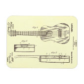 Vintages 1911 Akustikgitarrespatent Magnet (Horizontal)