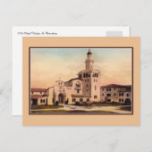 Vintages 1920er Hotel Rolyat St Petersburg FLA Postkarte (Vorne/Hinten)