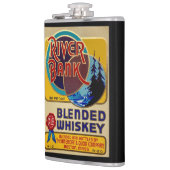 Vintages 1940-WEISSETIKETT Flachmann (Links)