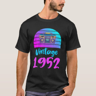 Vintages 1952 T Vintages Geburtstagsgrafik T-Shirt