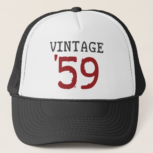 Vintages 1959 truckerkappe (Vorderseite)