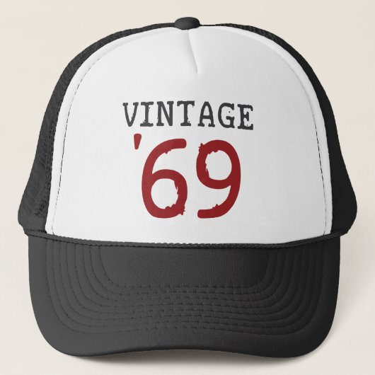Vintages 1969 truckerkappe (Vorderseite)