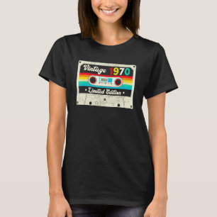 Vintages 1970 52. Geburtstag Retro-Kassettenband 5 T-Shirt