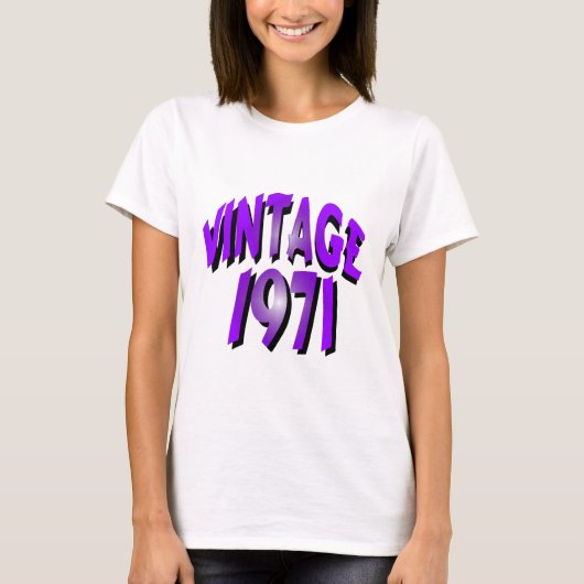 Vintages 1971 T-Shirt (Vorderseite)