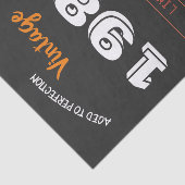 Vintages 1986 Retro Tissue Paper - 40. Geburtstag Seidenpapier (Ausschnitt)