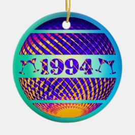 Vintages 1994 30. Geburtstagsgeschenk Keramik Ornament