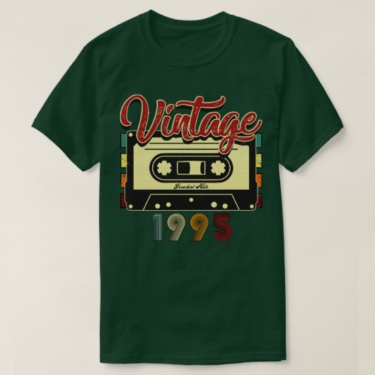 Vintages 1995 Bestes Kassettenband T-Shirt (Design vorne)