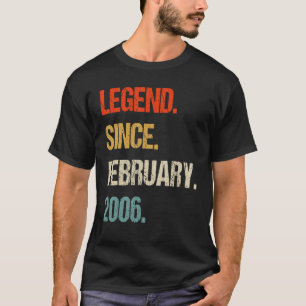 Vintages 2006 17. Geburtstagsretro 17 Jahre alt T-Shirt