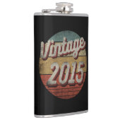 VINTAGES 2015 MÄNNER-GEBURTSGESCHENK FLACHMANN (Rechts)
