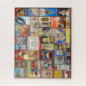 VINTAGES 20. PAPIER EPHEMERA-SAMMLUNG PUZZLE (Vertikal)