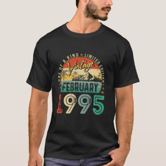 Vintages 30. Geburtstagsgeschenk Vintag im Februar T-Shirt