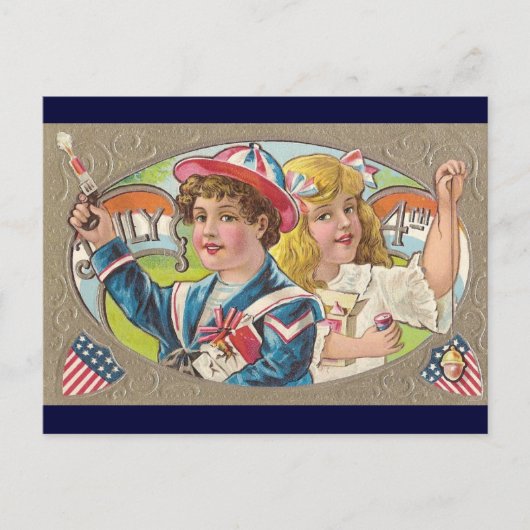 Vintages 4. postkarte (Vorderseite)