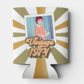 Vintages 50. Geburtstag-Foto 1974 Dosenkühler (Rückseite)