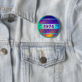 Vintages 50. Geburtstagsgeschenk von 1974 Button (Beispiel)