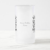 Vintages 70. Geburtstagsgeschenk für Frauen Retro Mattglas Bierglas (Mittel)