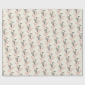 Vintages 70er Weihnachtspapier Geschenkpapier (Flach)