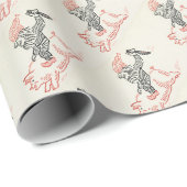 Vintages 70er Weihnachtspapier Geschenkpapier (Rolleneckpunkt)