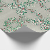 Vintages 70er Weihnachtspapier Geschenkpapier (Ecke)