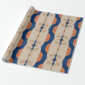 Vintages 70er Weihnachtspapier Geschenkpapier (Ungerollt)