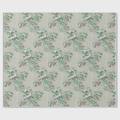 Vintages 70er Weihnachtspapier Geschenkpapier (Flach)