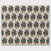 Vintages 70er Weihnachtspapier Geschenkpapier (Flach)