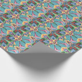 Vintages 70er Weihnachtspapier Geschenkpapier (Ecke)